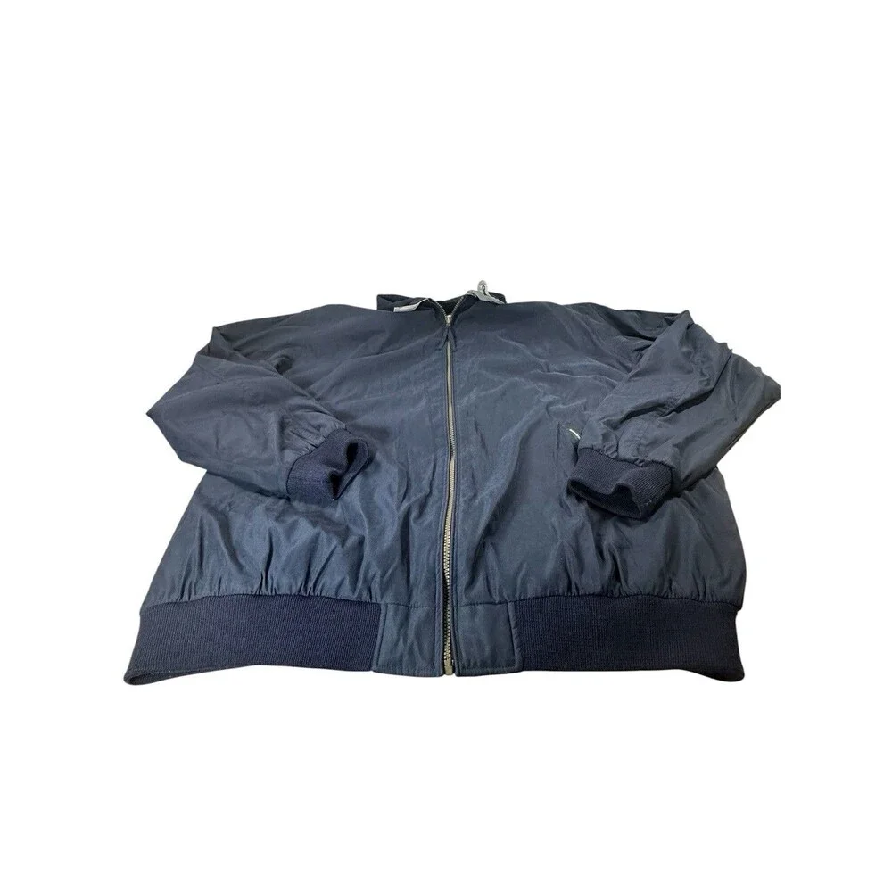 Weatherproof Men Microfiber Golf Jacket 3XLT Navy Blue Dad Everyday Grandpacore